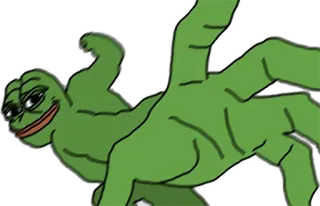 🐸 c9f52544 Pepe the Frog pepe, żaba, mem, internet, śmieszne, kreskówka telegram sticker