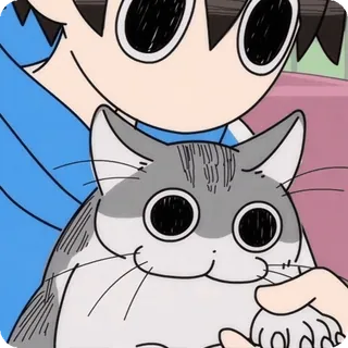 🌟 6edace7f cartoon, anime, cat, boy telegram sticker