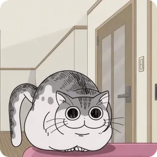 🌟 93d23f31 cat, animal, cute, funny, cartoon telegram sticker