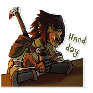 SKYRIM by @mbient whatsapp stickers