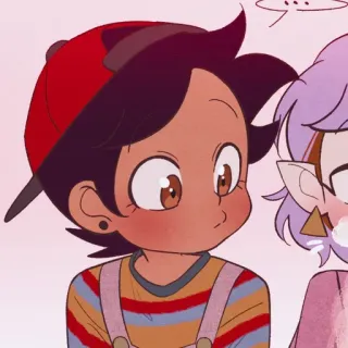 🍇 590d86ba Luz Noceda The Owl House Cartone animato, Carino, Personaggio, The Owl House, Luz Noceda, Animazione whatsapp sticker
