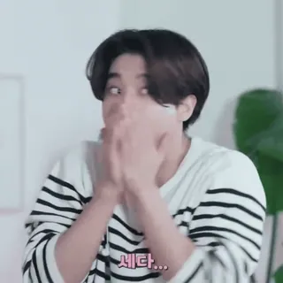 😳 93c29d26 세다... coreano, surpreso, chocado, pessoa, expressão telegram sticker