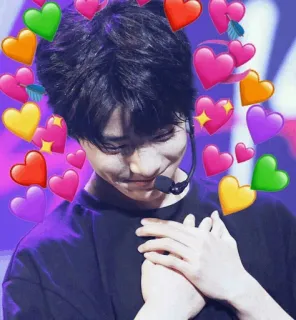 💛 5575401a coeur, amour, affection, portrait, émotions whatsapp sticker