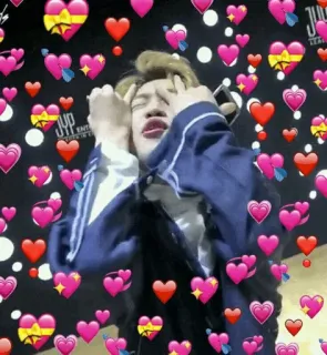 💛 79dcf233 coeur, amour, kpop, idol, fan, mignon, drôle, mème whatsapp sticker