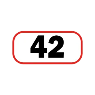 🤙 c7546dfc 42 число, цифры, знак telegram sticker