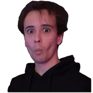 😳 184359ca osoba, mężczyzna, portret, twarz, wyraz telegram sticker