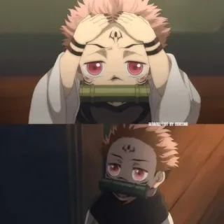 🧬 1de20e09 Sukuna Demon Slayer Anime, Stiker, Demon Slayer, Sukuna, Crossover telegram sticker