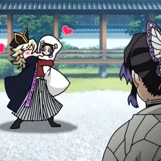 🧬 6b30e2df Demon Slayer Anime, Demon Slayer, Douma, Shinobu telegram sticker