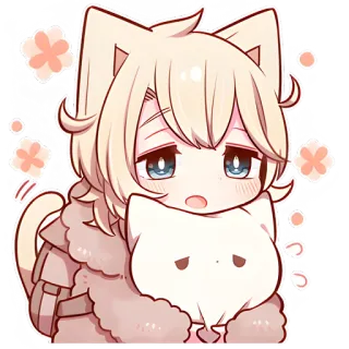 😱 7765b102 アニメ, 猫, かわいい, 可愛い, 漫画, ケモノ telegram sticker