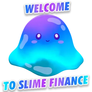 👋 b18f8242 WELCOME TO SLIME FINANCE 史莱姆, 金融, 欢迎, 可爱, 斑点, 贴纸 telegram sticker