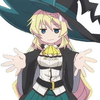 💆‍♀ 0435a91e อนิเมะ, แม่มด, เวทมนตร์, เด็กผู้หญิง, น่ารัก, การ์ตูน telegram sticker