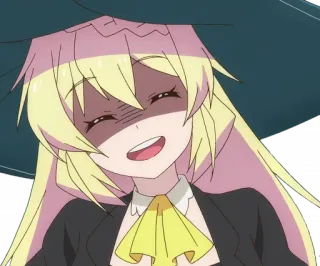 😠 1b7319b1 애니메이션, 소녀, 마녀, 캐릭터 telegram sticker