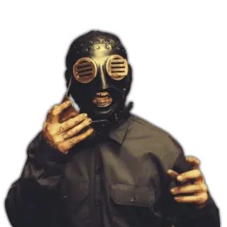 👹 f956aaee 恐怖, 面具, 可怕, 令人毛骨悚然, 暴力 telegram sticker