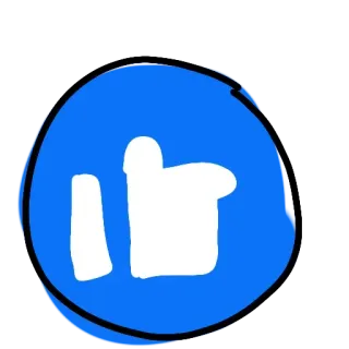 👍 73a7e800 いいね, ソーシャルメディア, ポジティブ, 承認, アイコン, サムズアップ telegram sticker