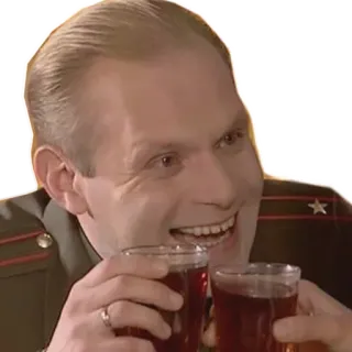 🍻 373cac04 militar, soviético, oficial, bebida, brinde, estrela whatsapp sticker