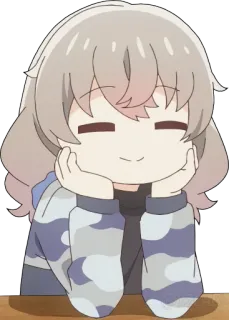 😊 77fa177e Anime, Dessin animé, Kawaii, Mignon, Manga telegram sticker