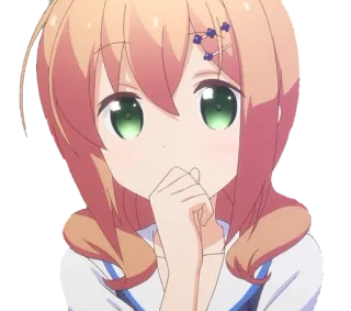 🤔 49c9b2c7 动漫, 可爱, 女孩, 卡哇伊, 卡通 telegram sticker