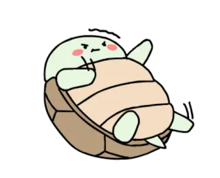 🐢 16f1cde1 Schildkröte, niedlich, Cartoon, Tier telegram sticker
