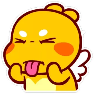 😁 dedba5af mono, amarillo, emoji, dibujos animados, personaje, expresión telegram sticker