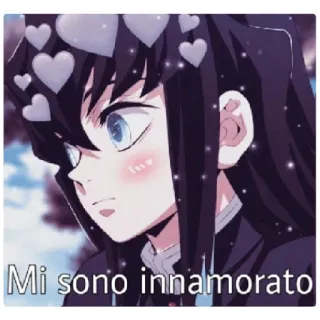 😁 ea571578 Mi sono innamorato อนิเมะ, หัวใจ, ความรัก, โรแมนติก whatsapp sticker