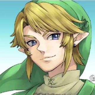 😁 71971e69 Link The Legend of Zelda Link, Zelda, Jeu vidéo, Personnage, Héros, Elfe, Jeu vidéo telegram sticker