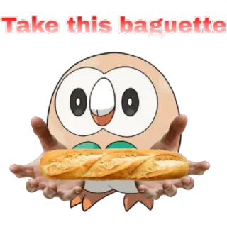 Rowlet pack telegram stickers