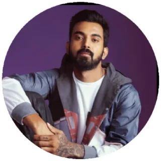 😁 71648643 KL Rahul Indyjski krykiecista, Sport, Sportowiec, Portret, Mężczyzna whatsapp sticker