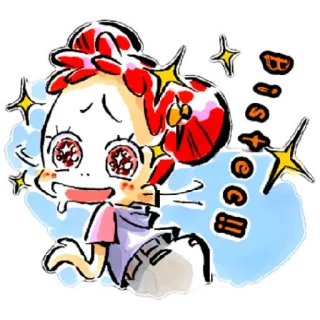 😁 896de634 Bisciotti Dessin animé, Étincelles, Excité, Mignon telegram sticker