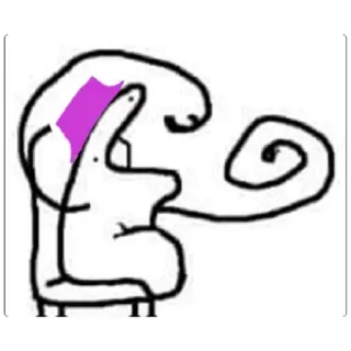 😁 345e927f abstrakcja, kreskówka, rysunek, grafika liniowa, postać telegram sticker