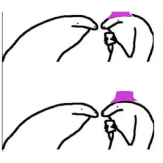 😁 925530a9 Meme, Kreskówka, Żart, Śmieszne, Komiks telegram sticker