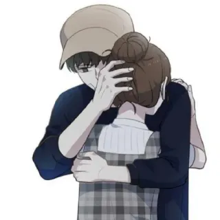😁 57c41766 casal, abraço, romance, amor, relacionamento, abraço telegram sticker