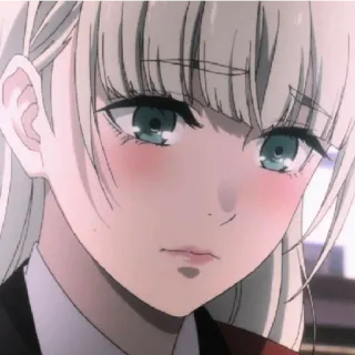 😁 1f73fa62 Anime, Meisje, Schattig, Blozen, Portret telegram sticker