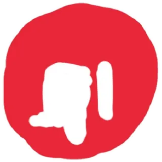 😁 6dac28a1 싫어요, 불만, 부정적, 원 telegram sticker