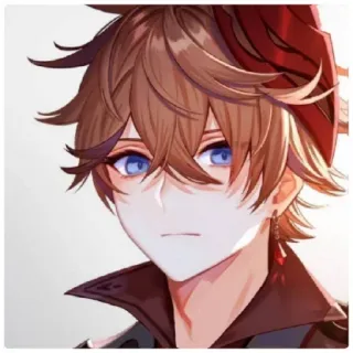 😁 4af65f6d Tartaglia Genshin Impact Anime, Spel, Genshin Impact, Tartaglia, Personage, Videogame telegram sticker