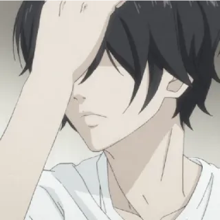 😁 100d9035 Аниме, Мужской, Персонаж, Искусство, Портрет, Мужчина whatsapp sticker