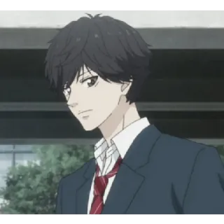 😁 3d66cbfe Аниме, Парень, Манга, Персонаж, Школьная форма, Портрет whatsapp sticker