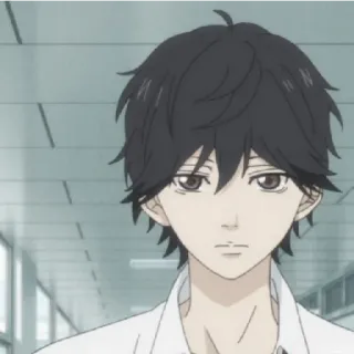 😁 5b765055 Аниме, Персонаж, Мужской, Школьная форма, Портрет whatsapp sticker