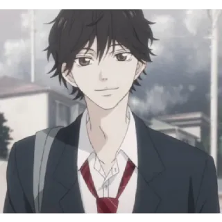 😁 7d77da54 Аниме, Парень, Школьная форма, Манга, Персонаж whatsapp sticker