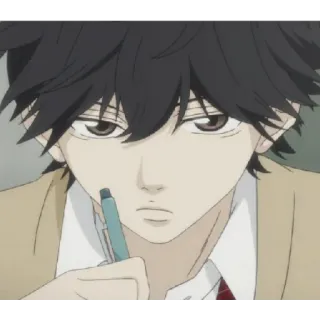 😁 aae1e25f Аниме, Мужской, Персонаж, Школьная форма, Парень, Манга whatsapp sticker