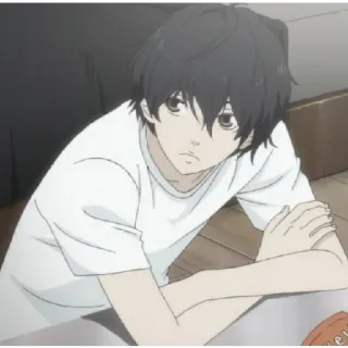 😁 d5b35889 Аниме, Парень, Персонаж, Портрет, Манга, Повседневный whatsapp sticker