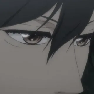 😁 e3b3a78f Аниме, Мужчина, Лицо, Крупный план, Портрет whatsapp sticker