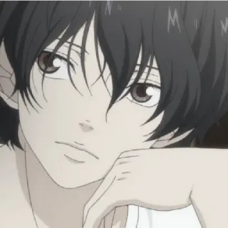 😁 e4649116 Аниме, Парень, Манга, Портрет, Персонаж whatsapp sticker