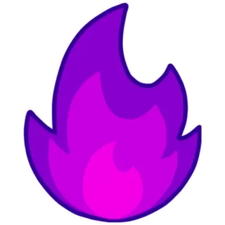 ⚪️ 87aae98f Feuer, Flamme, Lila, Violett, Hell, Energie, Hitze whatsapp sticker
