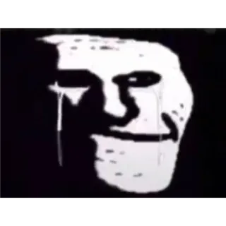 ⚪️ a6b44ebe Meme, Trollface, Khóc, Buồn, Internet telegram sticker