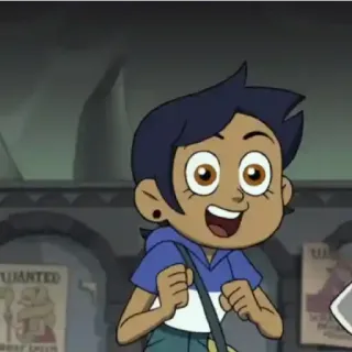 😁 0fd7a248 Luz Noceda The Owl House 卡通, 动漫, 角色, 露丝, 猫头鹰小屋 telegram sticker