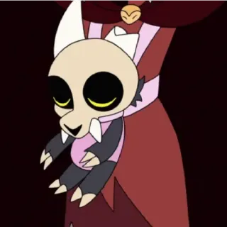 😁 5f926710 King The Owl House 卡通, 可爱, 恶魔, 动画 telegram sticker