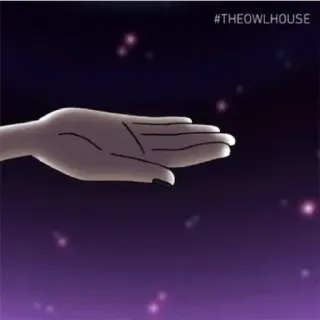 😁 6ac641bf The Owl House #THEOWLHOUSE 猫头鹰小屋, 迪士尼, 电视, 手, 星星 telegram sticker