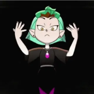 😁 7ebbedfa Amity Blight The Owl House 卡通, 女巫, 动漫, 魔法 telegram sticker