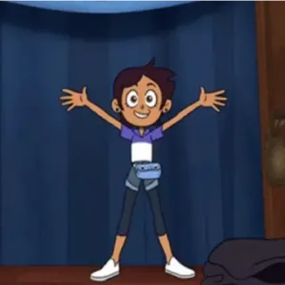 😁 9f5804be Luz Noceda The Owl House 卡通, 动画, 角色, 巫师, 迪士尼 telegram sticker