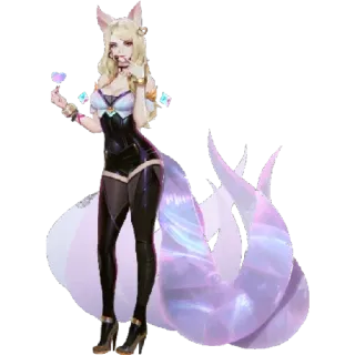 😁 eced555b Anime, Fille renard, Kemonomimi, Personnage, Blonde whatsapp sticker